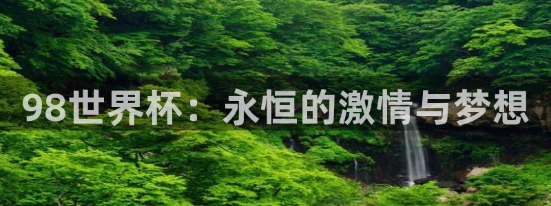 英足总杯直播：98世界杯：永恒的激情与梦想